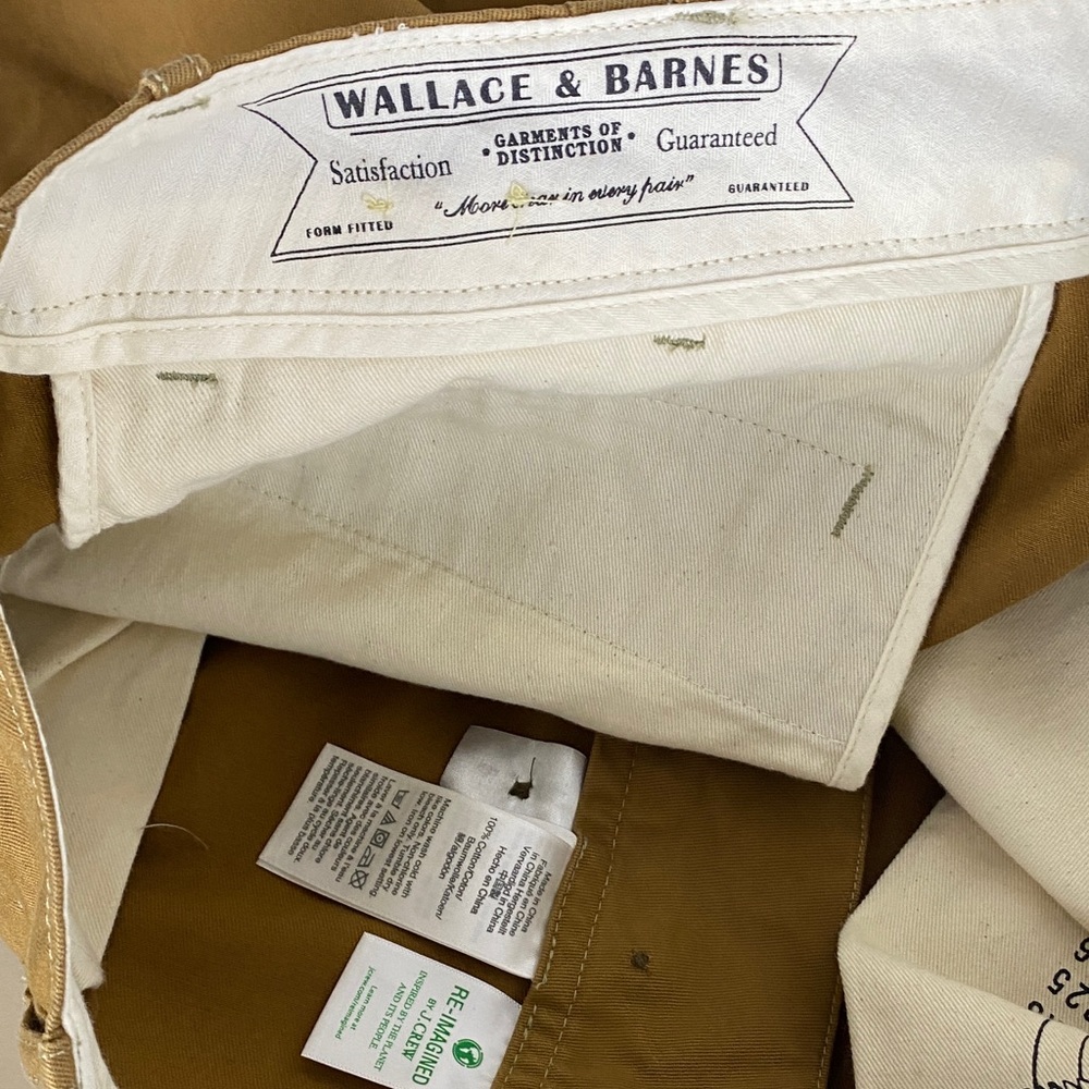 Wallace & Barnes New York Officer Chino Twill Field Trouser Pleated Men’s SZ 31 - Picture 8 of 10